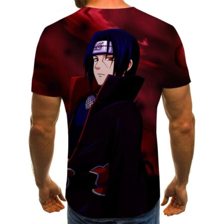 Camisa Camiseta Itachi Clássico Impressão 3D Anime Naruto Shippuden - Image 2