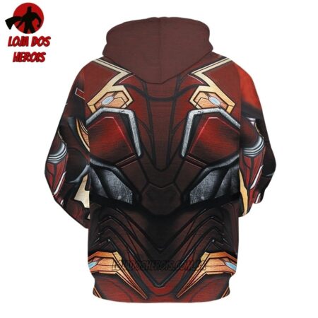 Jaqueta Blusa Moletom Touca Homem De Ferro Vingadores - Image 2