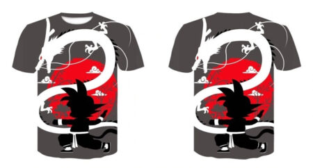 Camisa Camiseta Impressão 3D Goku Kid Dragon Ball Z Estilo Clássico - Image 2