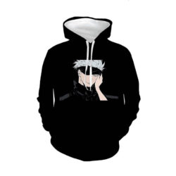Blusa Jaqueta 3D Full Personagem Gojo Jujutsu Kaisen Anime Top