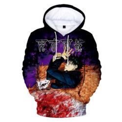 Blusa Jaqueta 3D Full Fushiguro e Nue Jujutsu Kaisen Anime Top