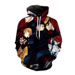 Blusa Jaqueta 3D Full Fushiguro e Kugisaki Jujutsu Kaisen Anime Top