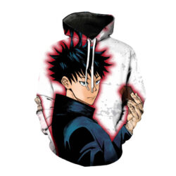 Blusa Jaqueta 3D Full Fushiguro Megumi Jujutsu Kaisen Anime Top