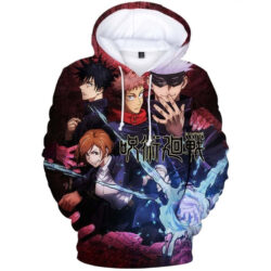 Blusa Jaqueta 3D Full Estudantes Segundo Ano Jujutsu Kaisen Anime Top