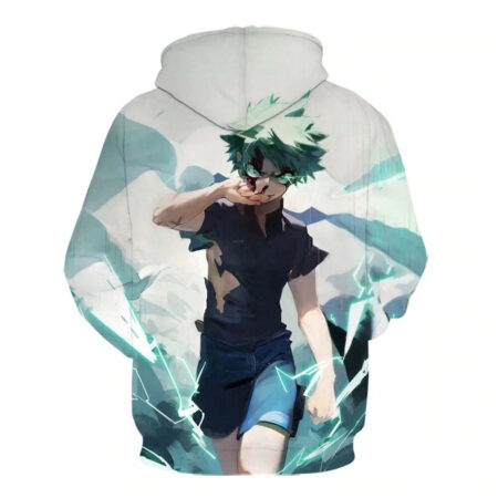 Blusa Jaqueta 3D Full Arte Midoriya My Hero Academia Anime Top - Imagem 2
