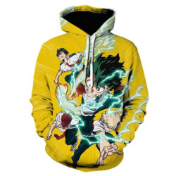 Blusa Jaqueta 3D Full Midoriya e Amigos My Hero Academia Anime Top