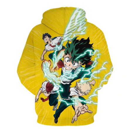 Blusa Jaqueta 3D Full Midoriya e Amigos My Hero Academia Anime Top - Imagem 2