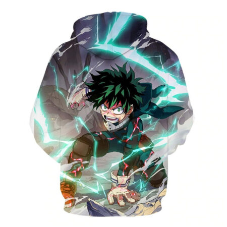 Blusa Jaqueta 3D Full Midoriya Filme My Hero Academia Anime Top - Imagem 2