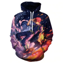Blusa Jaqueta 3D Full Arte Todoroki My Hero Academia Anime Top