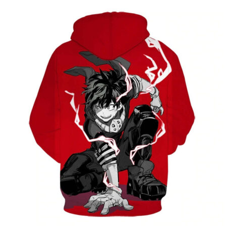 Blusa Jaqueta 3D Full Midoriya Herói My Hero Academia Anime Top - Imagem 2