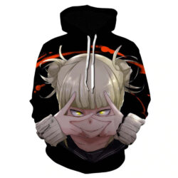 Blusa Jaqueta 3D Full Himiko Toga Vilã My Hero Academia Anime Top