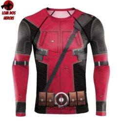 Camisa/Camiseta Hash Guard Deadpool Filme Manga Compressão Segunda Pele