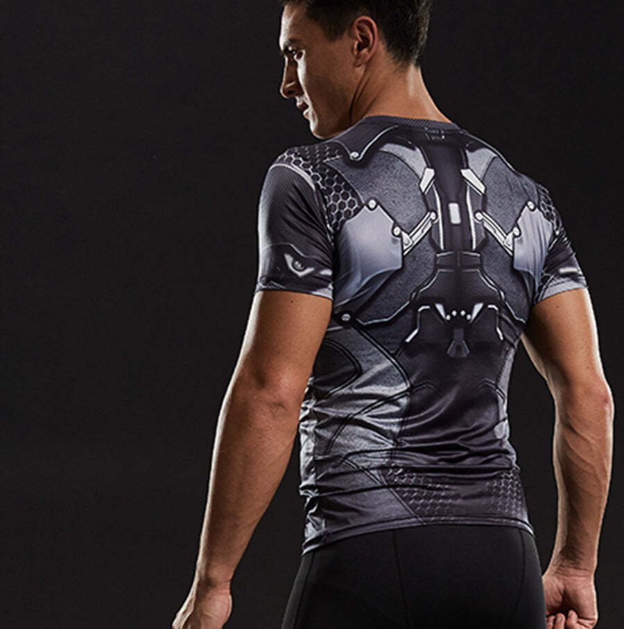 Camisa / Camiseta Hash Guard Batman Arkham Knight Compressão - Imagem 3