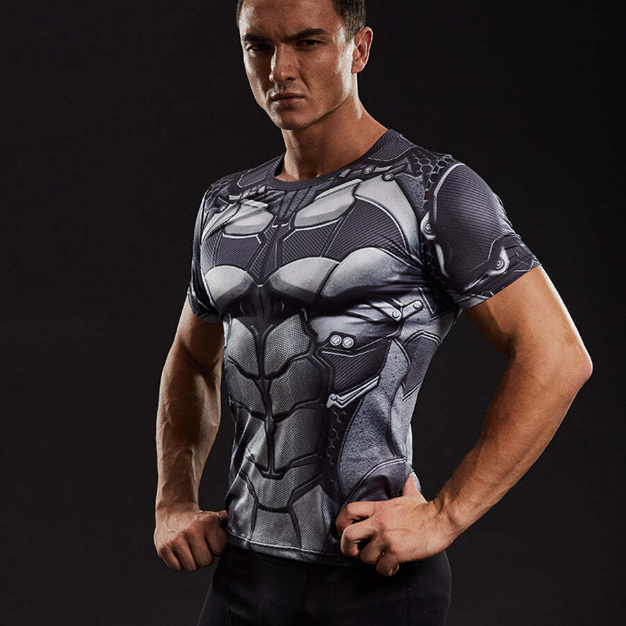 Camisa / Camiseta Hash Guard Batman Arkham Knight Compressão - Imagem 2