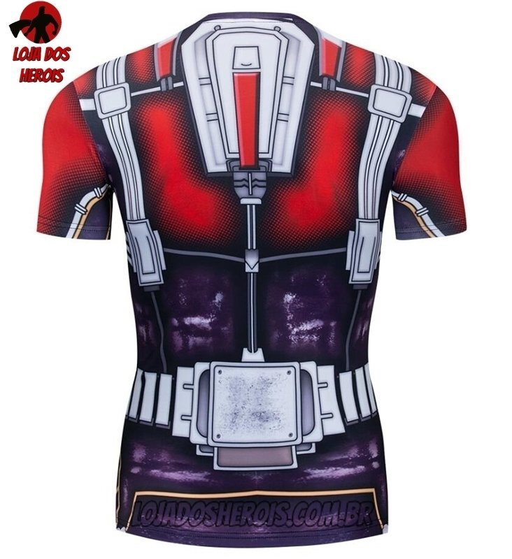 Camisa/Camiseta Hash Guard Homem Formiga Vingadores Compressão Segunda Pele - Imagem 2