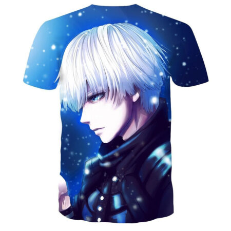 Camisa Camiseta Impressão 3D Tokyo Ghoul - Kaneki Luzes Anime - Image 2