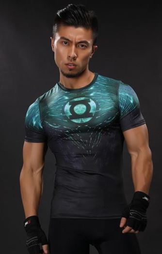 Camisa / Camiseta Hash Guard Lanterna Verde Compressão