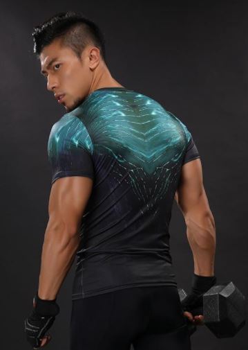 Camisa / Camiseta Hash Guard Lanterna Verde Compressão - Imagem 2
