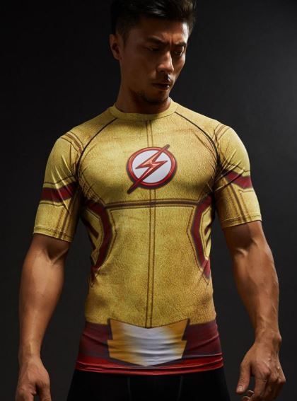 Camisa / Camiseta Hash Guard Kid Flash Compressão