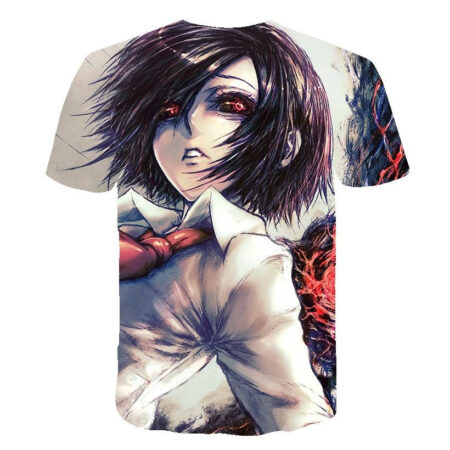 Camisa Camiseta Impressão 3D Tokyo Ghoul - Touka Kirishima Anime - Image 2