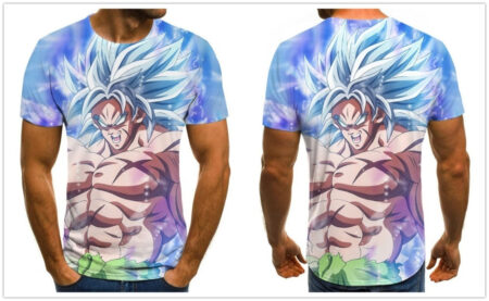 Camisa Camiseta Broly Ssj Dragon Ball Super Anime Impressão 3D Full - Image 2