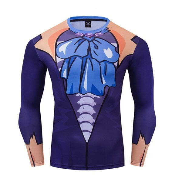 Camisa / Camiseta Brook Anime One Piece Manga Longa