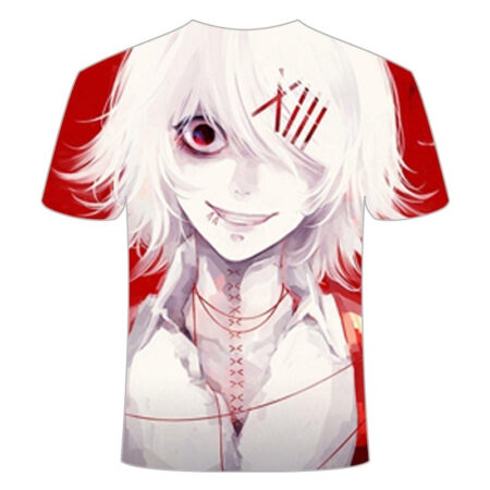 Camisa Camiseta Impressão 3D Tokyo Ghoul - Juuzou Suzuya Anime - Image 2