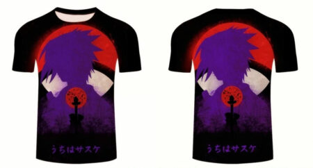 Camisa Camiseta Itachi e Sasuke Impressão 3D Anime Naruto Shippuden - Image 2