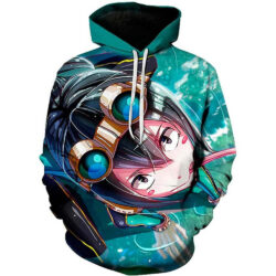 Blusa Jaqueta 3D Full Tsuyu Asui My Hero Academia Anime Top