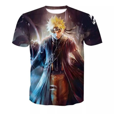 Camisa Camiseta Naruto Sennin Impressão 3D Anime Naruto Shippuden