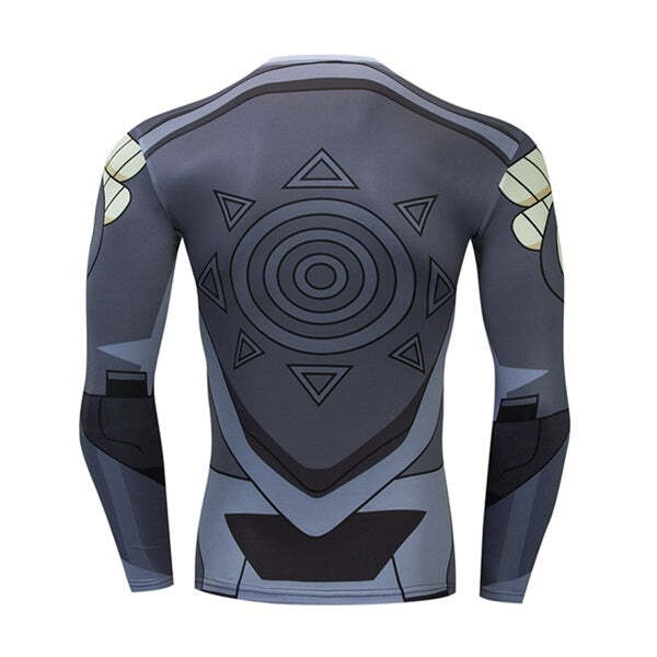 Camisa / Camiseta BlackWarGreymon Anime Digimon Manga Longa - Imagem 2