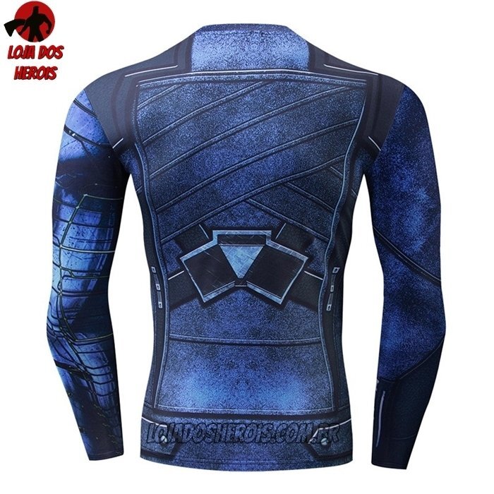 Camisa/Camiseta Hash Guard Soldado Invernal Manga Compressão Segunda Pele - Imagem 2