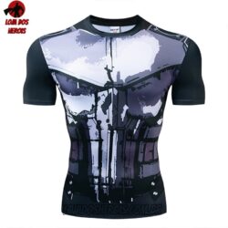 Camisa/Camiseta Hash Guard Justiceiro Série Netflix Compressão Segunda Pele