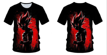 Camisa Camiseta Impressão 3D Goku Ssj 2 Dragon Ball Z Estilo Clássico - Image 2