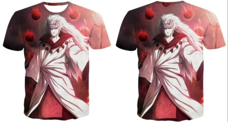 Camisa Camiseta Madara Uchiha Impressão 3D Anime Naruto Shippuden - Image 2