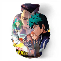 Blusa Jaqueta 3D Full Turma A e B My Hero Academia Anime Top