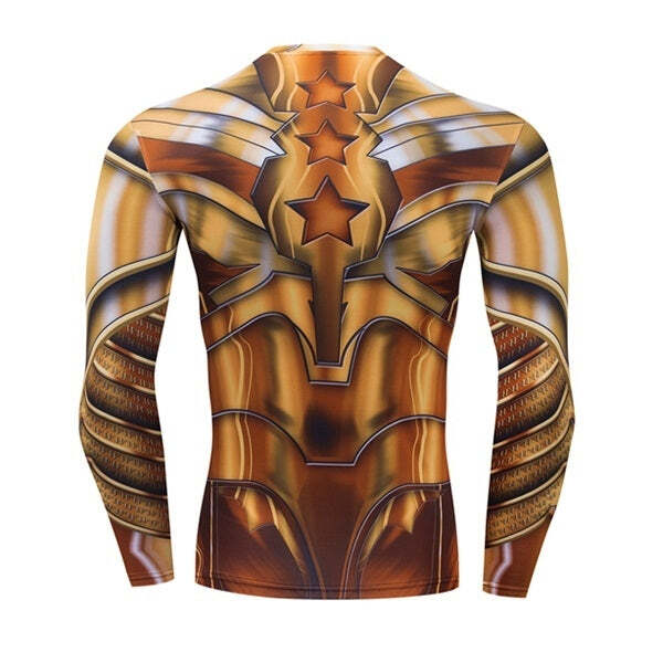 Camisa / Camiseta Sagitário Anime Cavaleiros Do Zodíaco Manga Longa - Imagem 2