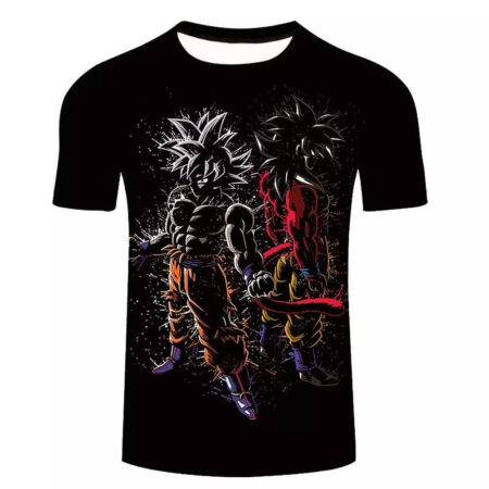 Camisa Camiseta Impressão 3D Goku Ssj 4 Dragon Ball Heroes Estilo Clássico