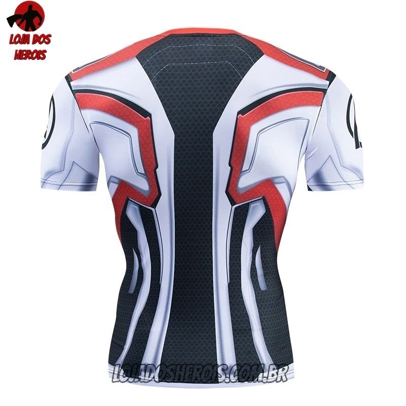 Camisa/Camiseta Hash Guard Vingadores Ultimato Clássico Compressão Segunda Pele - Imagem 2