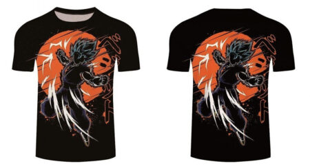 Camisa Camiseta Impressão 3D Vegetto Ssj Blue Dragon Ball Super Estilo Clássico - Image 2