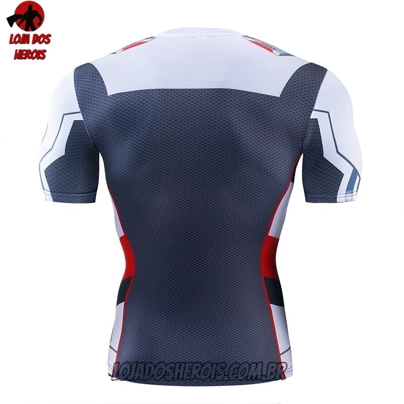 Camisa/Camiseta Hash Guard Filme Vingadores Ultimato Compressão Segunda Pele - Imagem 2