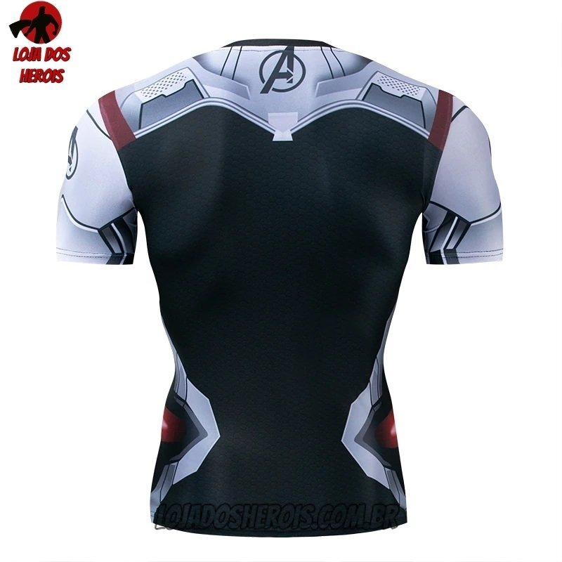 Camisa/Camiseta Hash Guard Vingadores Ultimato Mod 2 Compressão Segunda Pele - Imagem 2