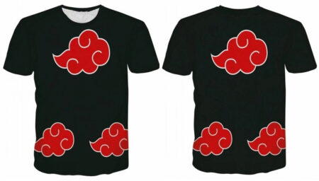 Camisa Camiseta Akatsuki Impressão 3D Anime Naruto Shippuden - Image 2