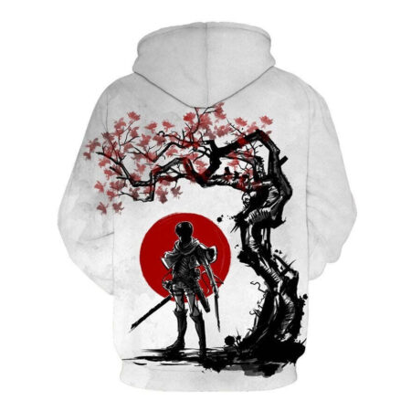 Blusa Jaqueta 3D Eren Yeager Attack On Titan Anime Touca Canguru - Imagem 2