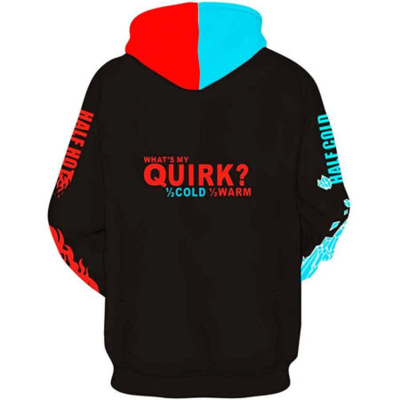 Blusa Jaqueta 3D Full Shoto Todoroki My Hero Academia Anime Top - Imagem 2
