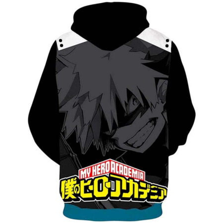 Blusa Jaqueta 3D Full Traje Bakugou My Hero Academia Anime Top - Imagem 2