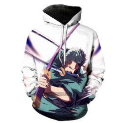 Blusa Jaqueta 3D Zoro Espadachim One Piece Anime Touca Canguru
