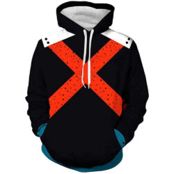 Blusa Jaqueta 3D Full Traje Bakugou My Hero Academia Anime Top