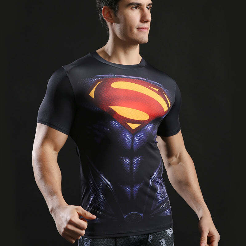 Camisa / Camiseta Hash Guard Superman Hq Compressão - Imagem 3
