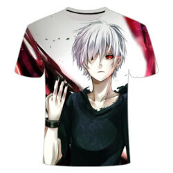 Camisa Camiseta Impressão 3D Tokyo Ghoul - Kaneki Ken Olho Ghoul Anime